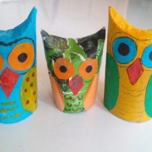 ינשוף מגליל נייר