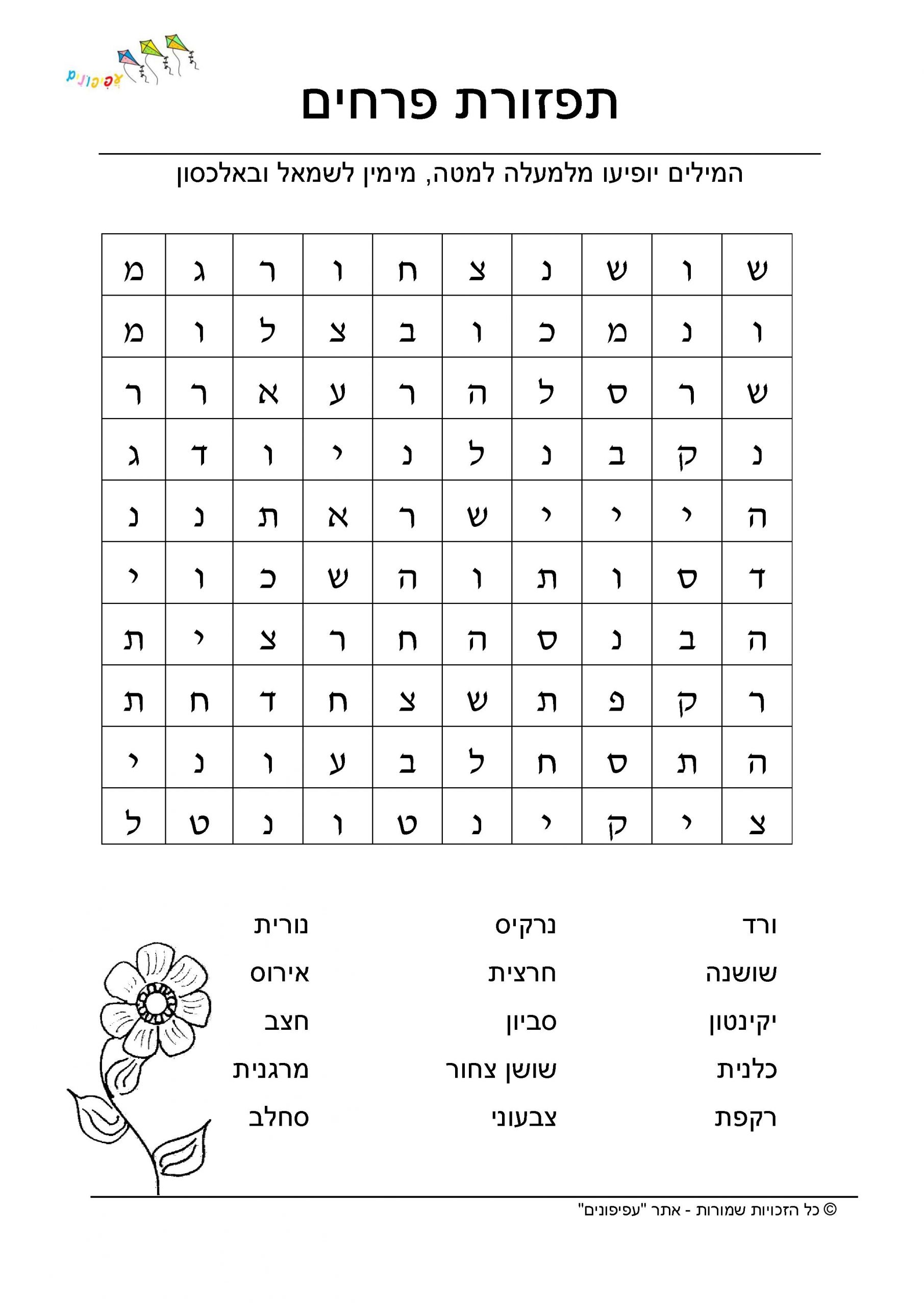תפזורת - עפיפונים - למידה בהנאה